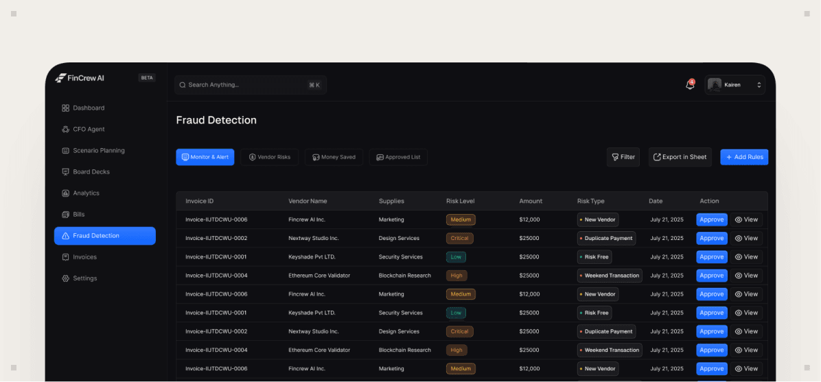 Fraud Detection Agent
